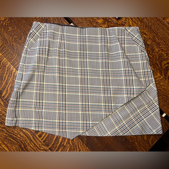 Cabi Plaid Pastime Skirt Short Elastic Pull On Style #3584 XL EUC - Picture 2 of 8
